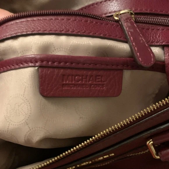 Michael Kors Dark Red Shoulder Bag - Picture 6 of 7
